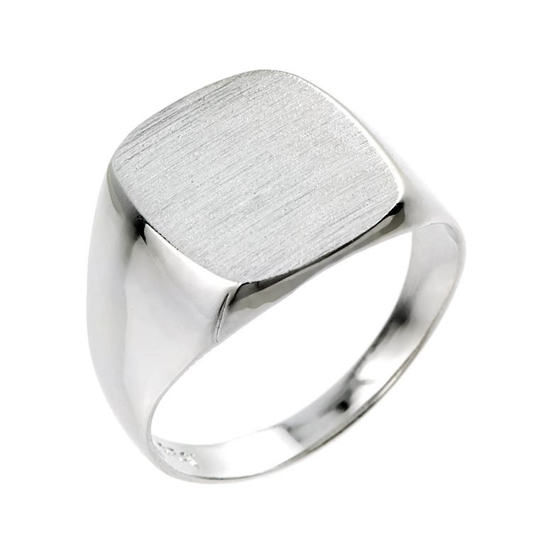 Gold Boutique Men's Signet Ring in Sterling Silver - GB55989S