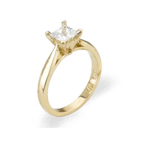 Gold Boutique Cubic Zirconia Cadence Diamento Ring in 9ct Gold - GB51768Y