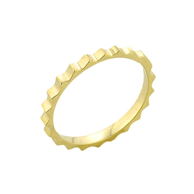 Gold Boutique Spiked Toe Ring in 9ct Gold - GB57747Y