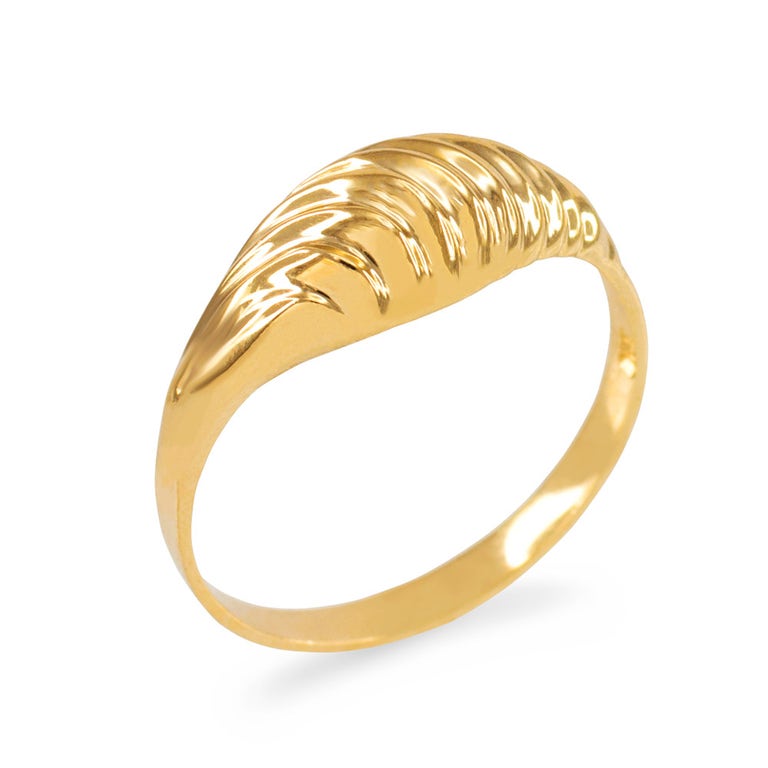 Gold Boutique Domed Ring in 9ct Gold - GB64638Y