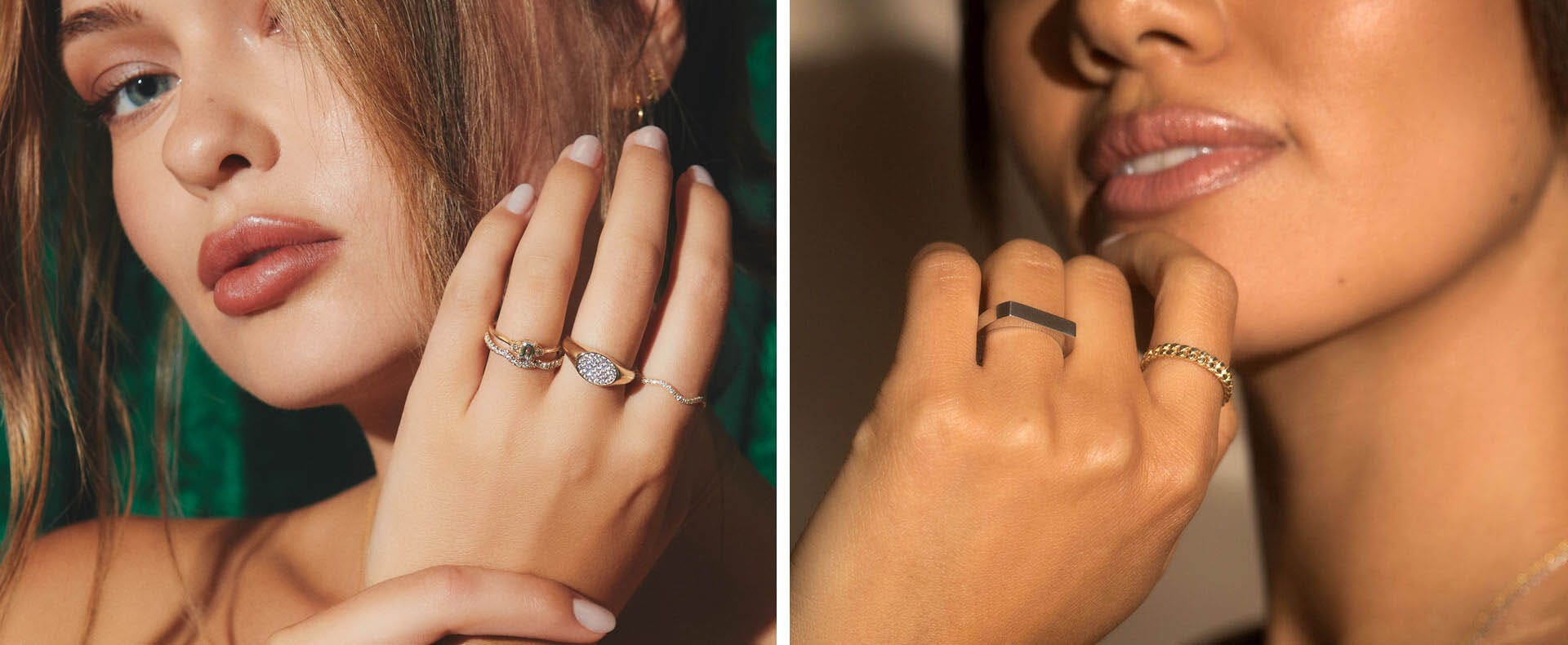 Next Day Delivery: No Stone Signet Jewellery